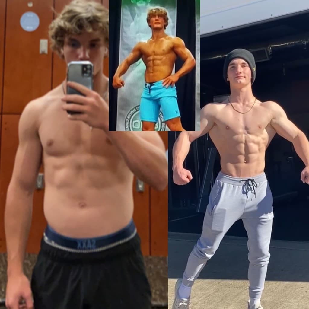 Charlie before and after personal training transformation in Austin, TX